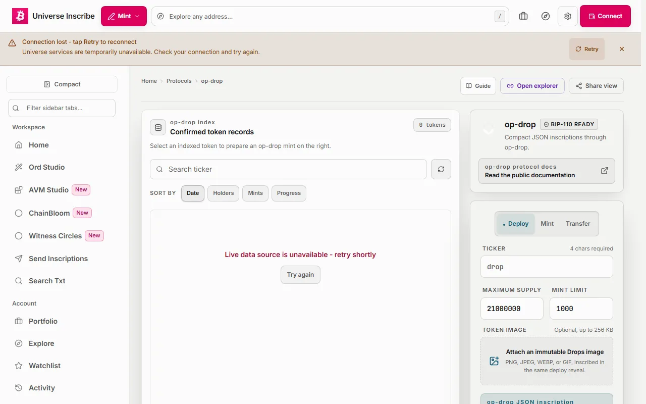 Step 1 of Deploy a token on OP_DROP walkthrough